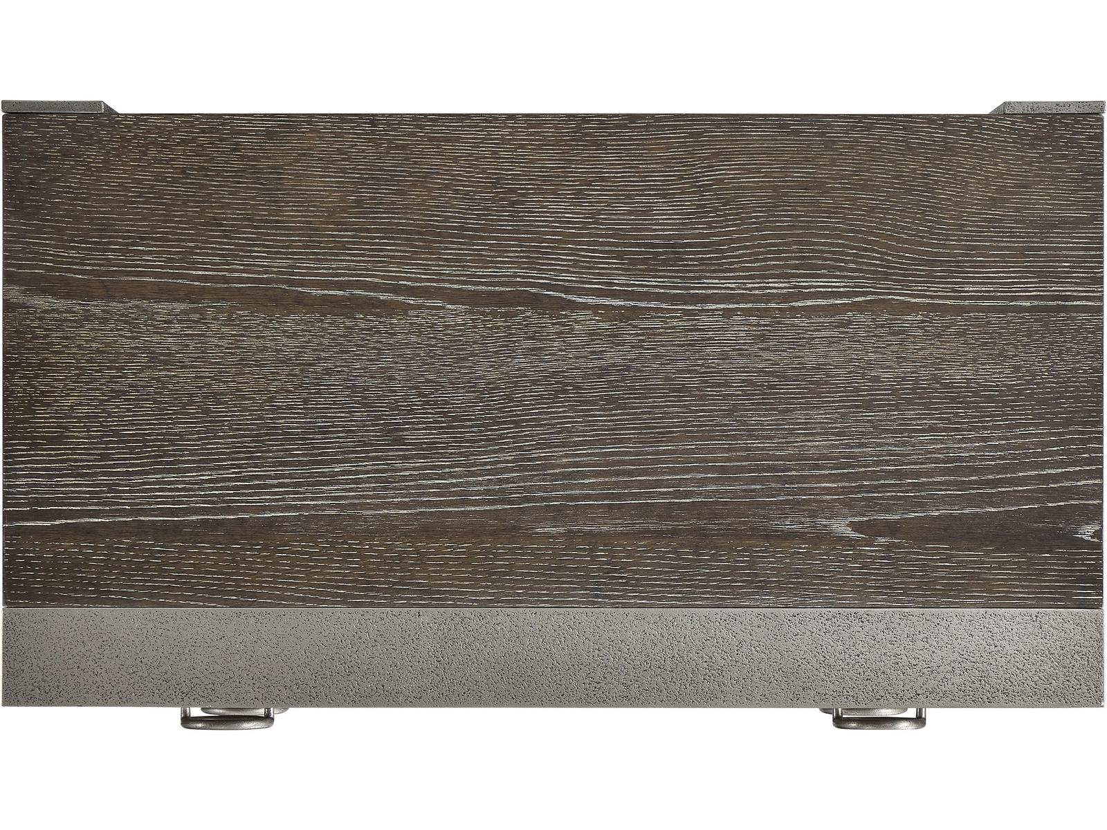 Interiors Dixon 2-Drawer Nightstand in Weathered Charcoal and Graphite