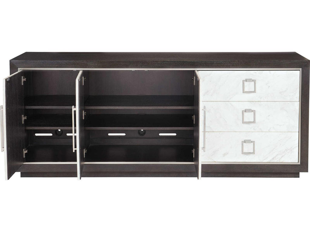Decorage Buffet Cerused Mink and Snowflake Marble