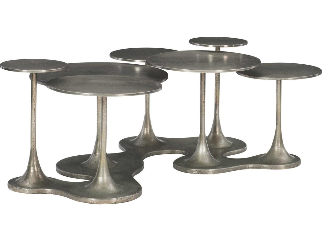 Circlet Organic Shape Cocktail Table in Graphite