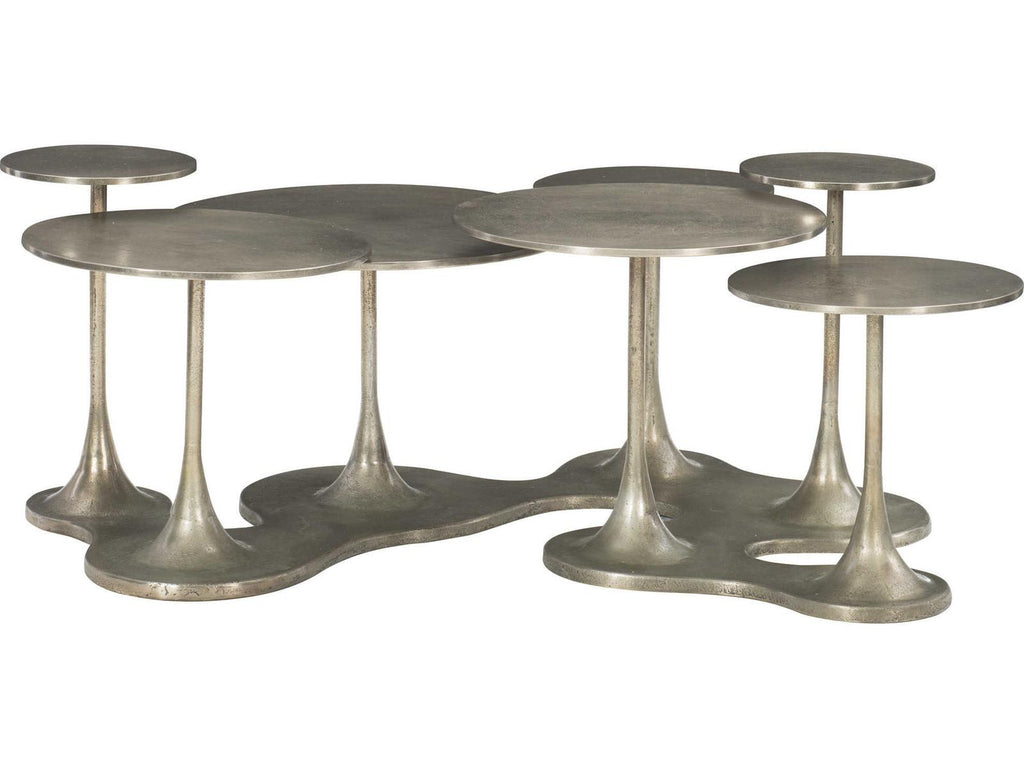 Circlet Organic Shape Cocktail Table in Graphite
