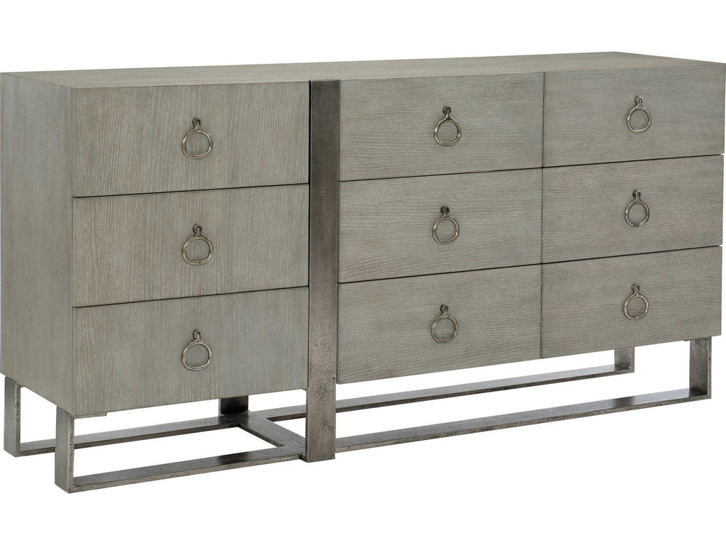 Linea Beige Oak Wood Dresser