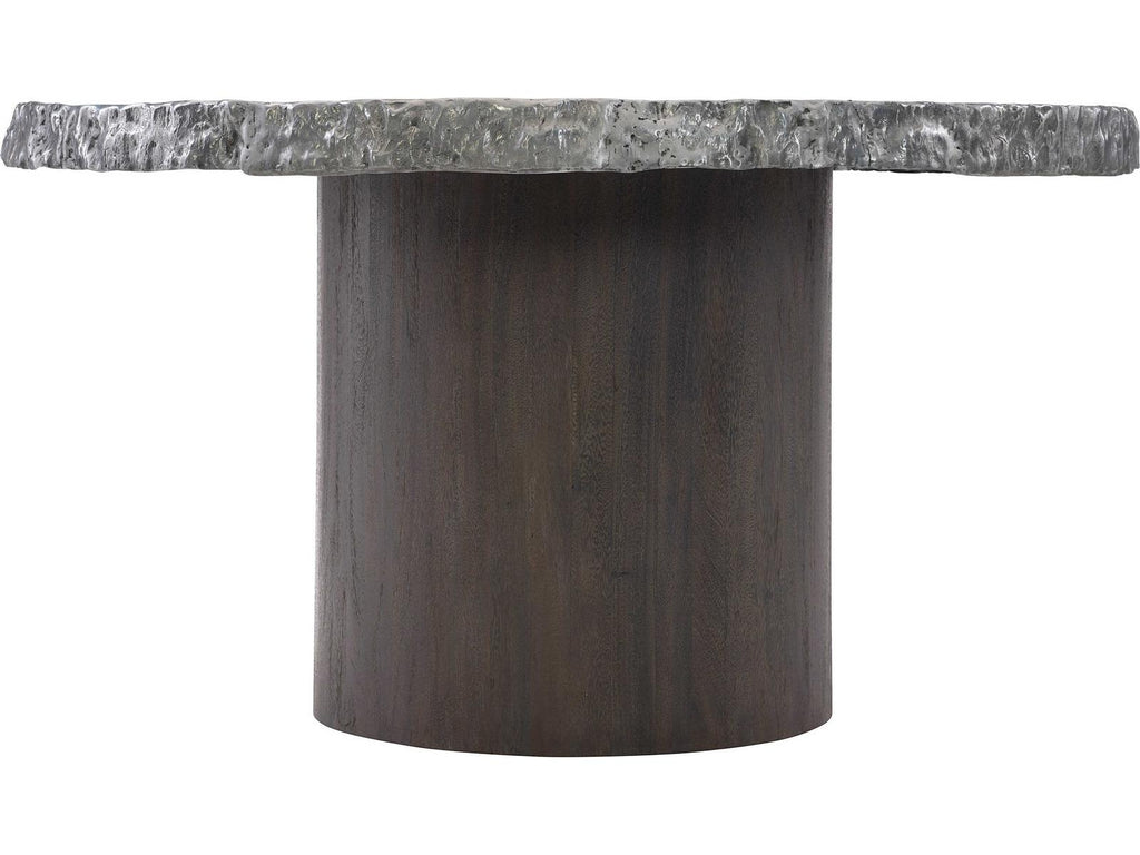 Interiors Cahill 54-Inch Round Dining Table in Gray Brown