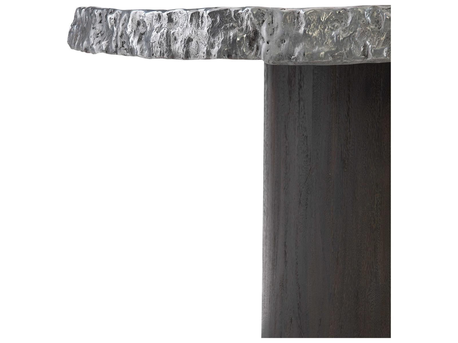 Interiors Cahill 54-Inch Round Dining Table in Gray Brown