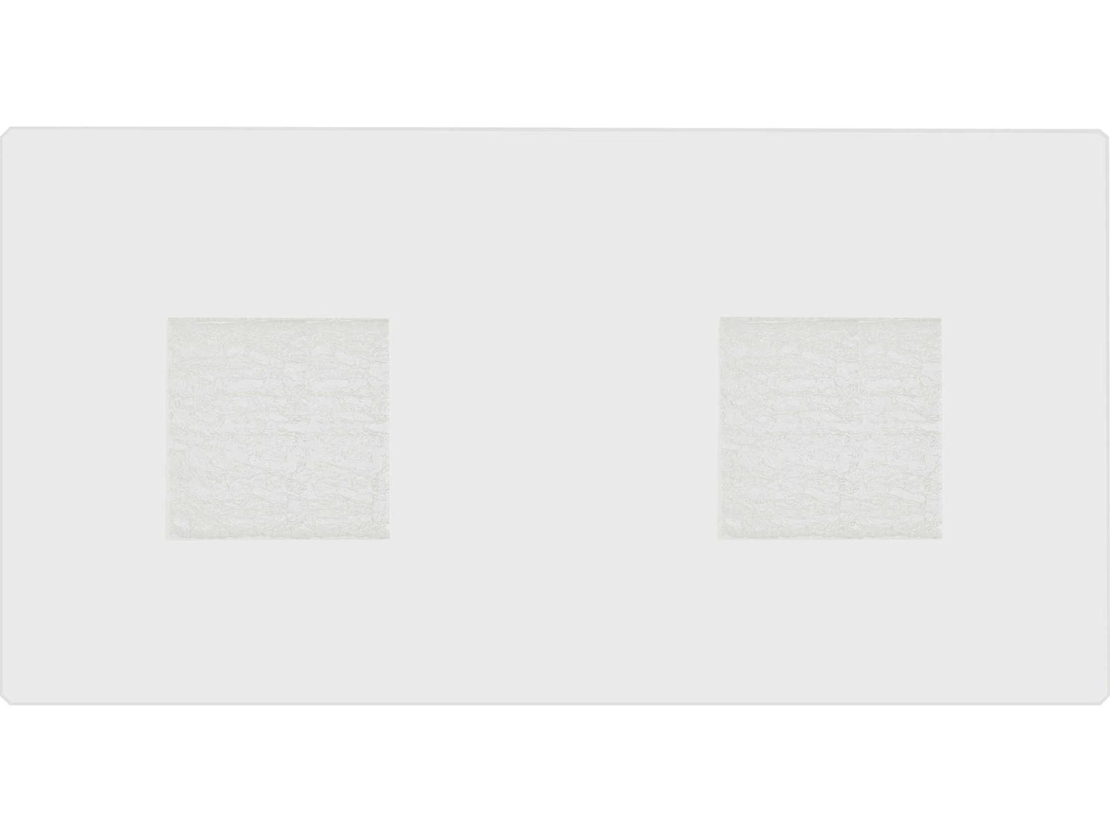 Arctic 100-Inch Rectangular Glass Dining Table with Acrylic Base