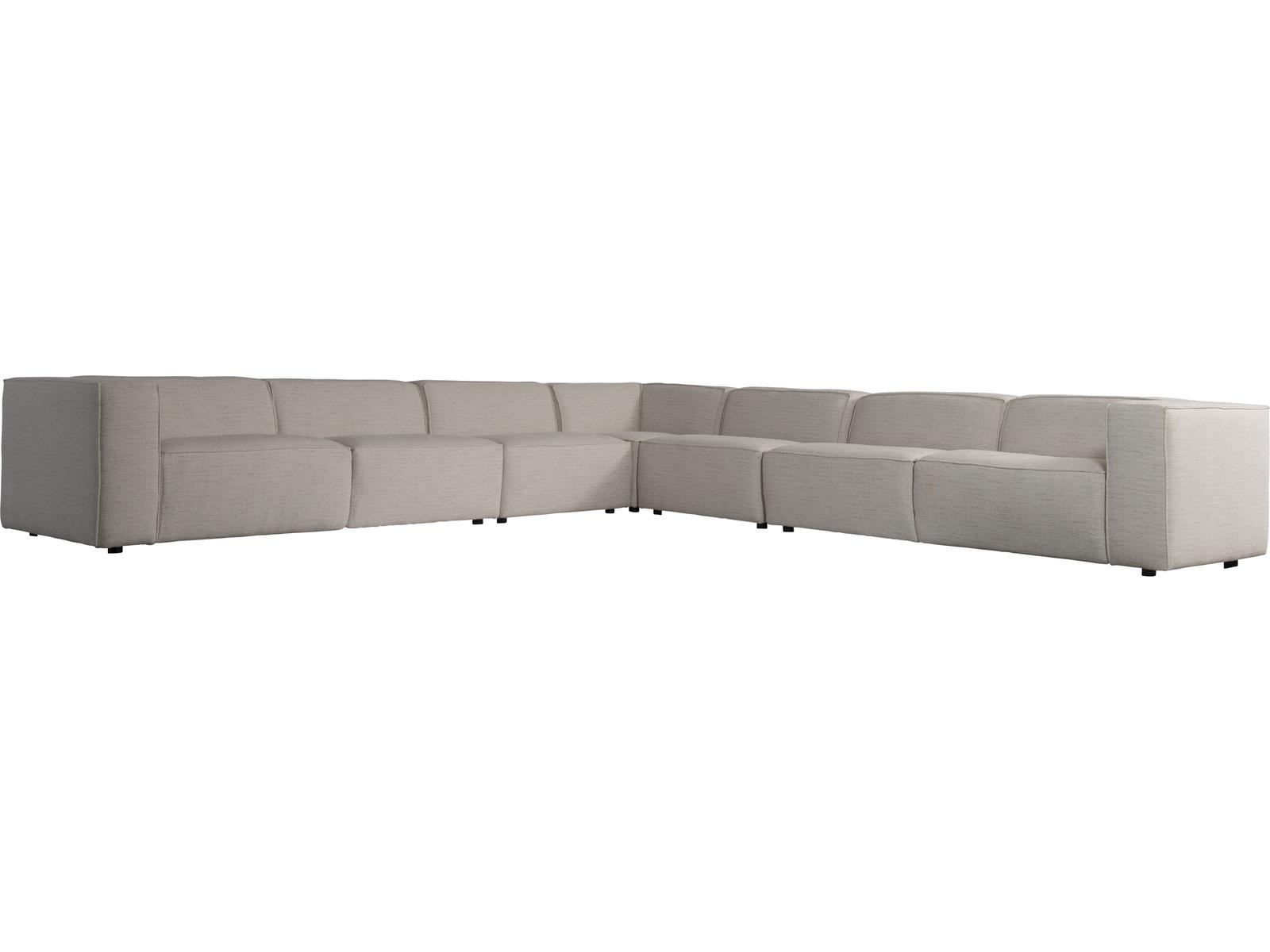 Plush Upholstered Sectional Sofa