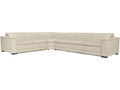 Lioni 4-Piece Modular Power Motion Top-Grain Leather Sectional with USB Ports