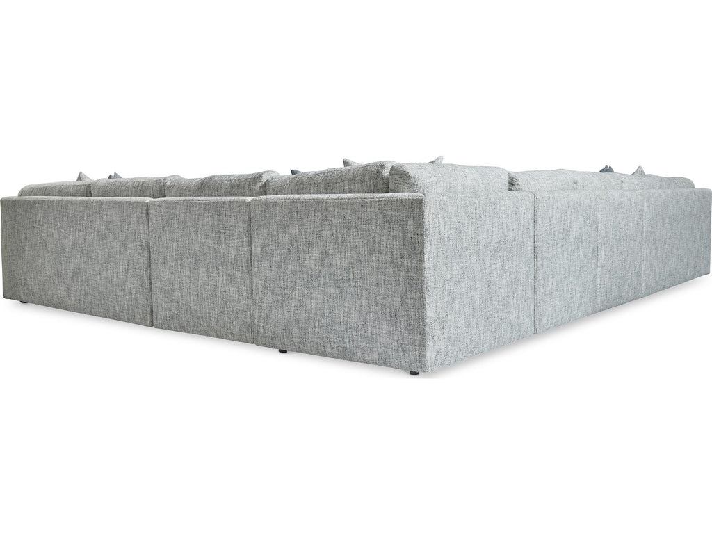 Serena 7-Piece Modular Fabric Sectional Sofa in Grey