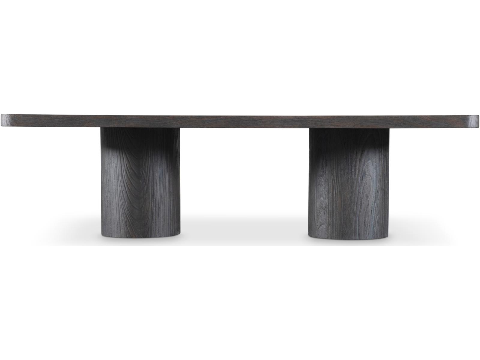 Sana 113-Inch Rectangle Dining Table in Cafe Brown Suar Wood