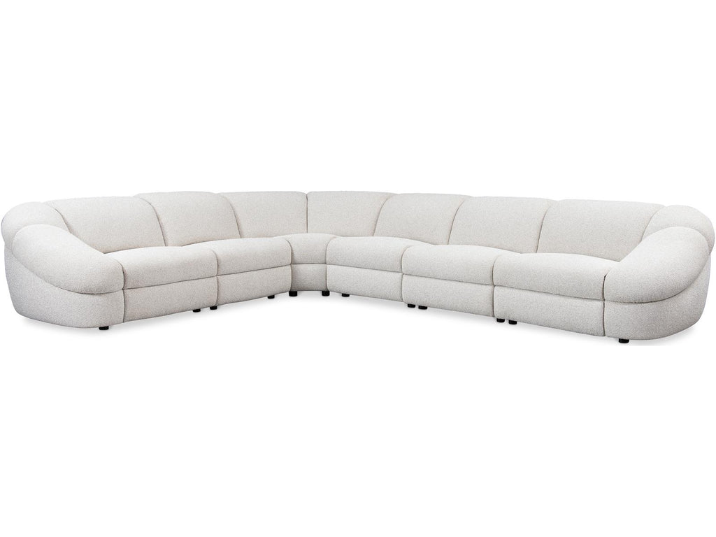 Massimo 6-Piece Modular Fabric Power Motion Sectional