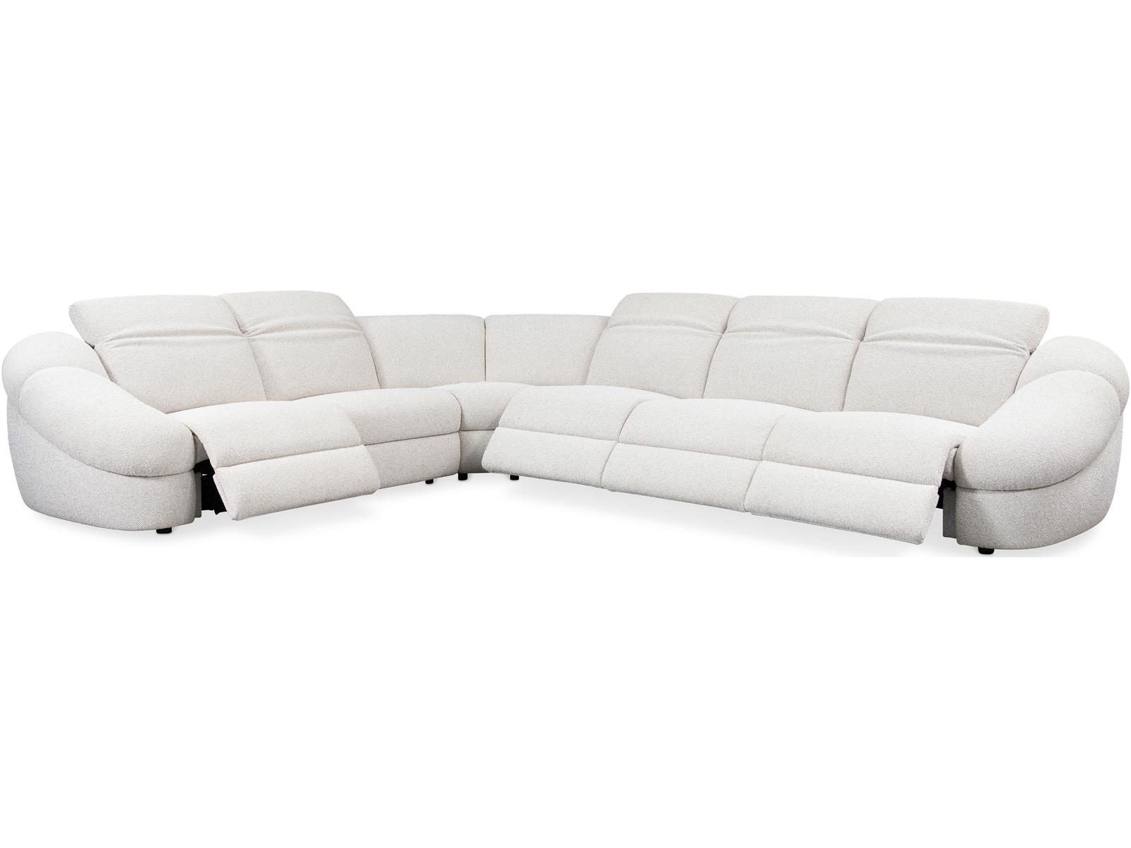 Massimo 6-Piece Modular Fabric Power Motion Sectional