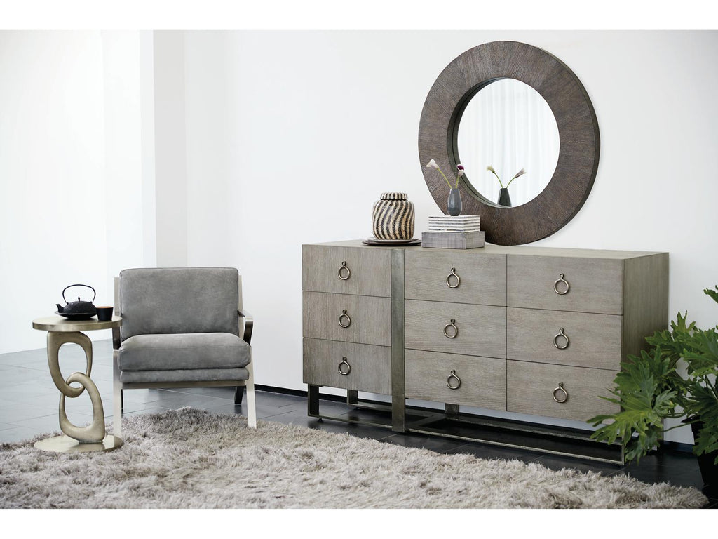 Linea Beige Oak Wood Dresser