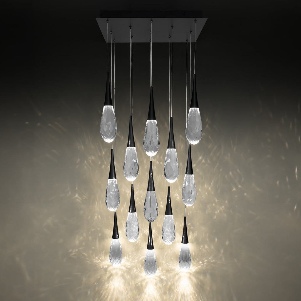 Schonbek Hibiscus BPD21213S Multi-Light Pendant