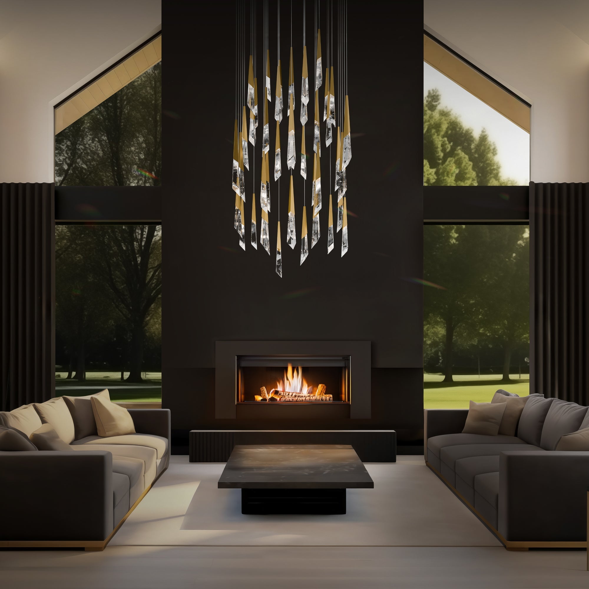Schonbek Solitude BPD31441S Multi-Light Pendant