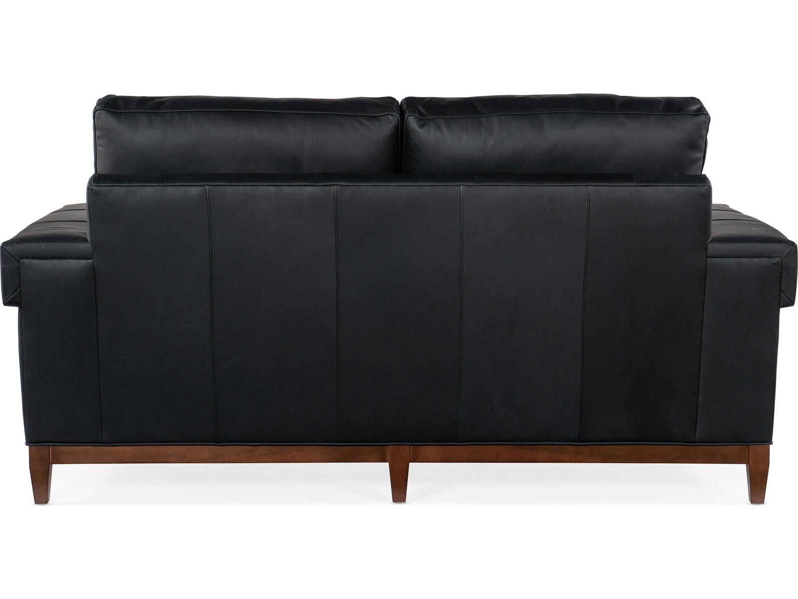 Noah Studio 2-Seat Stationary Leather Sofa