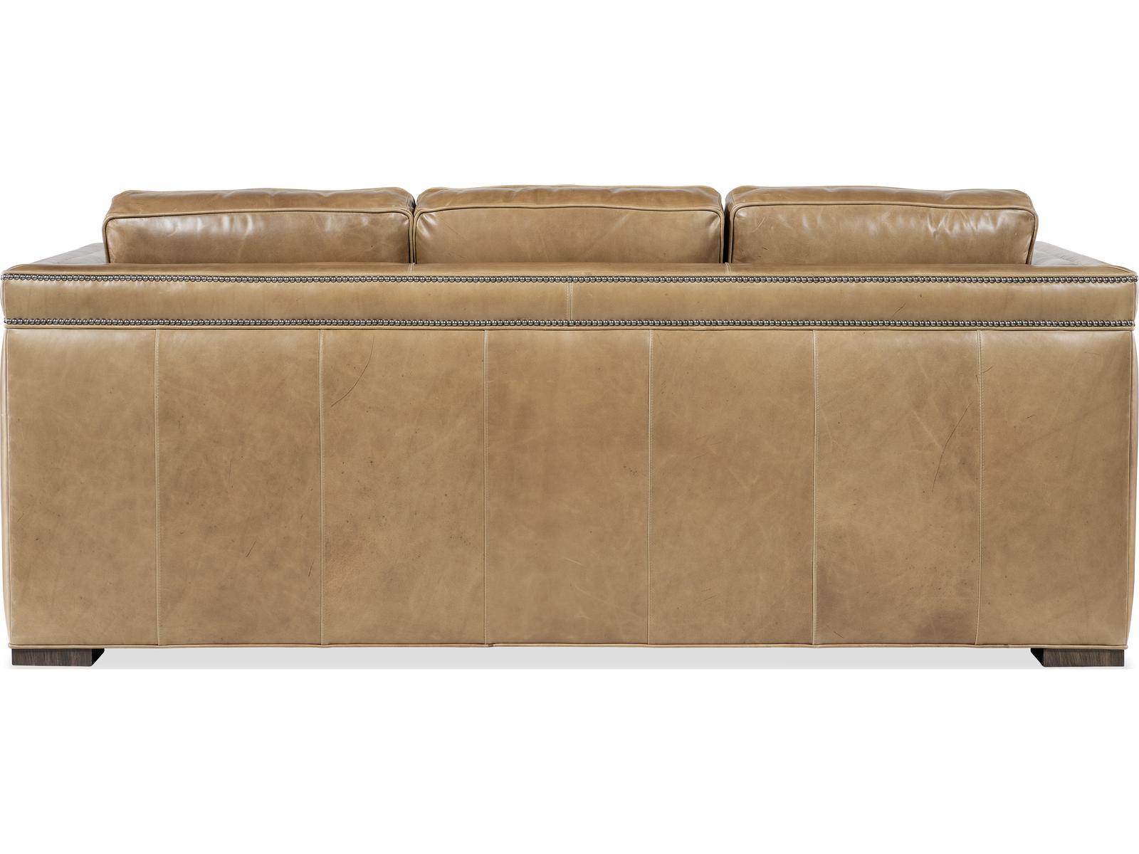 Ellary 3-Seat Upholstered Sofa with Track Arms and Nailhead Trim