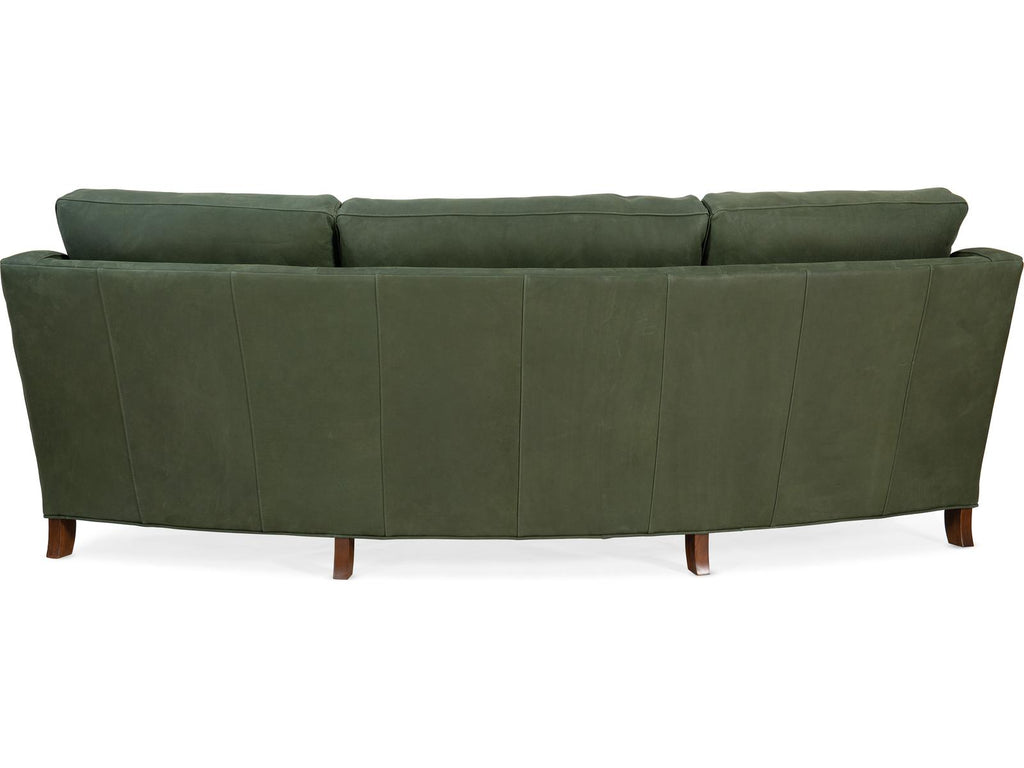 Melville Conversation Sofa 8-Way Hand Tied in Customizable Leather