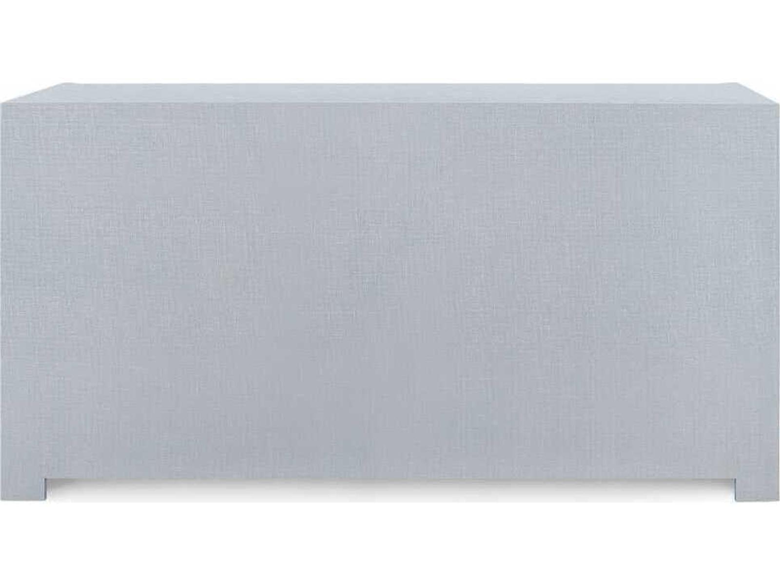Audrey Extra Large 6-Drawer Dresser in Washed Winter Gray