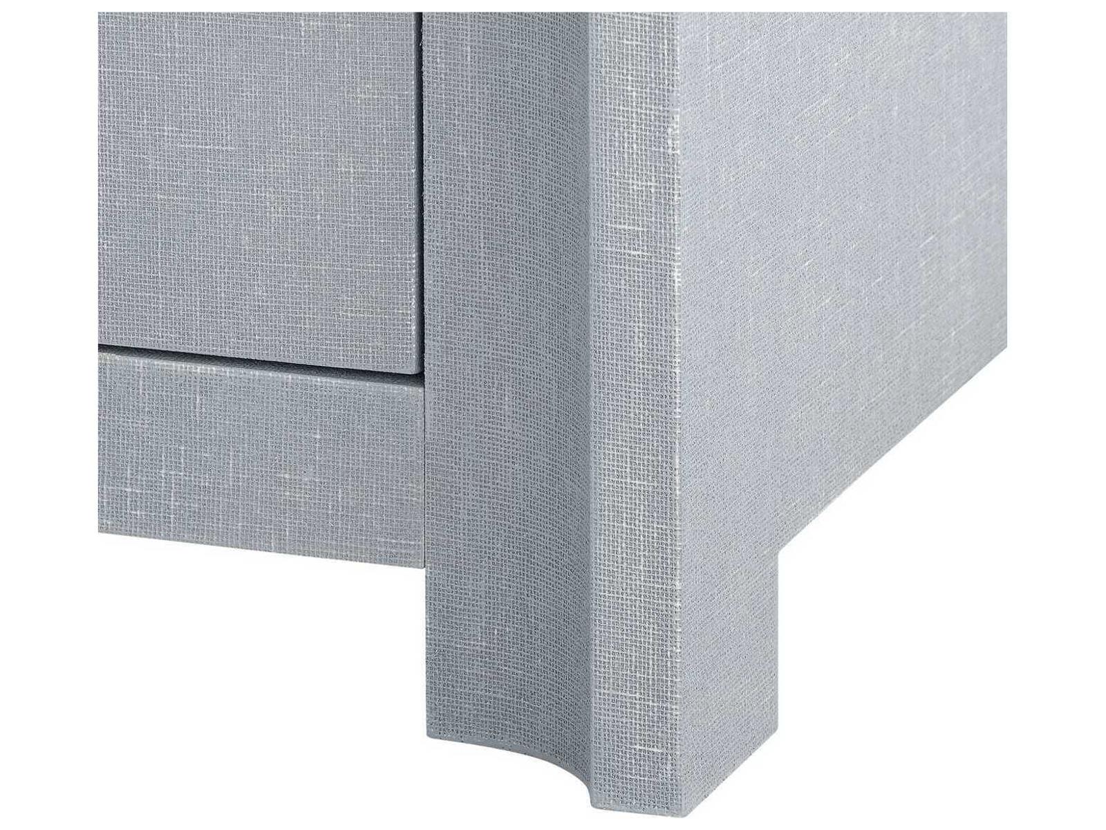 Audrey Extra Large 6-Drawer Dresser in Washed Winter Gray