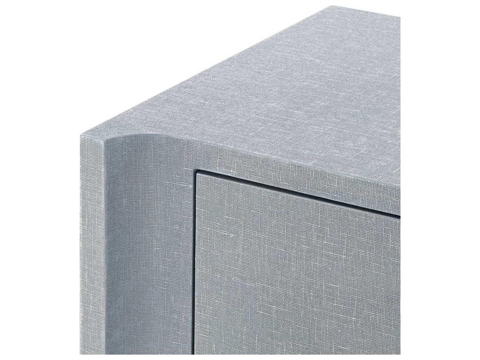 Audrey Extra Large 6-Drawer Dresser in Washed Winter Gray