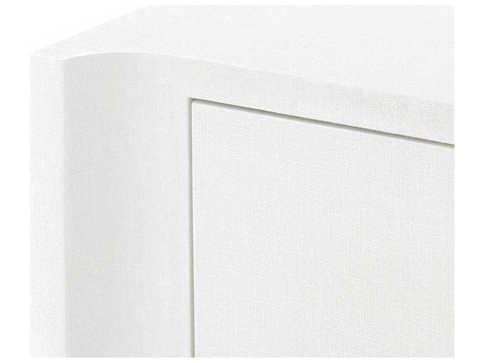 Villa and House Audrey Extra Large 6-Drawer Dresser in Cream with Polished Brass Pulls