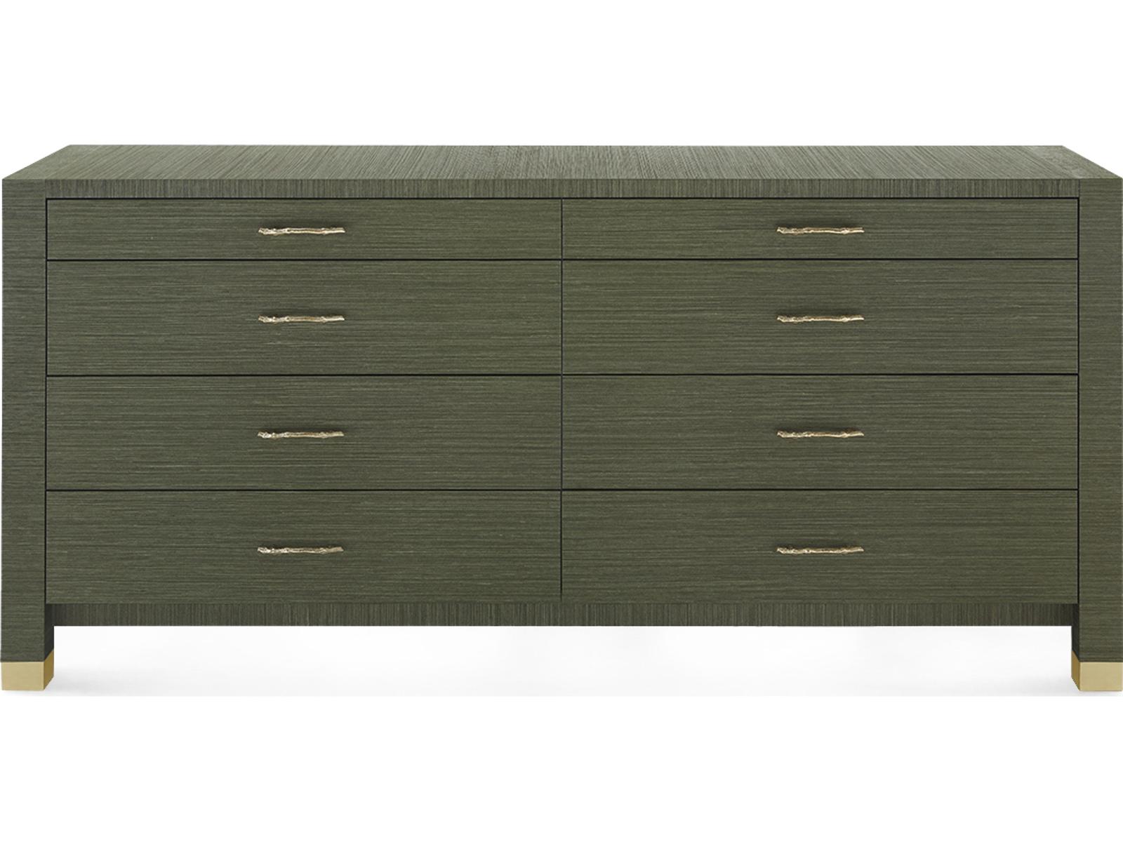Camden Extra Large 8-Drawer Dresser Deep Olive
