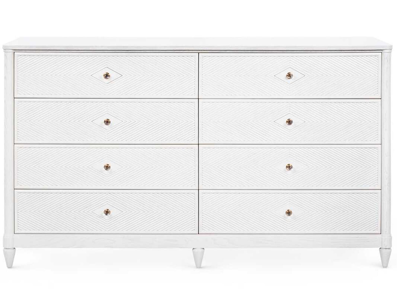 Felicity Oak Wood Double Dresser