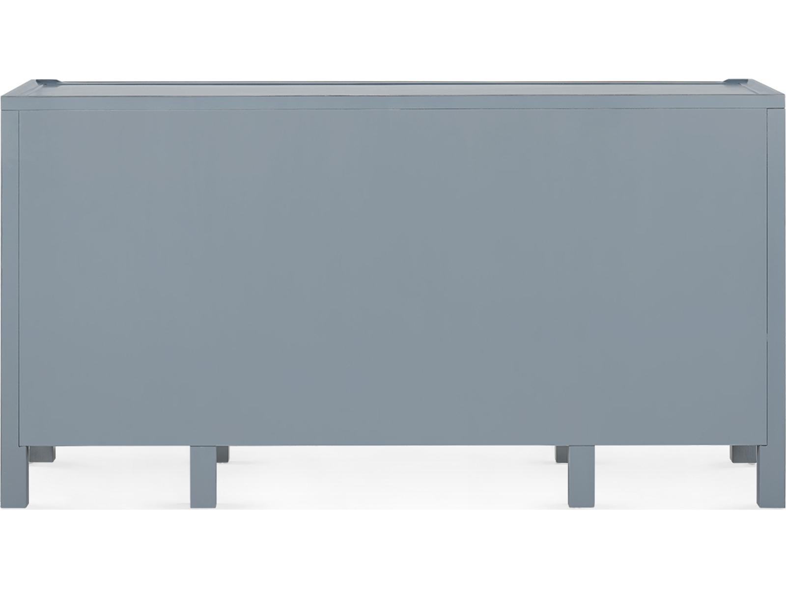 Sara 9-Drawer Dresser in Blue Lacquered Acacia Wood