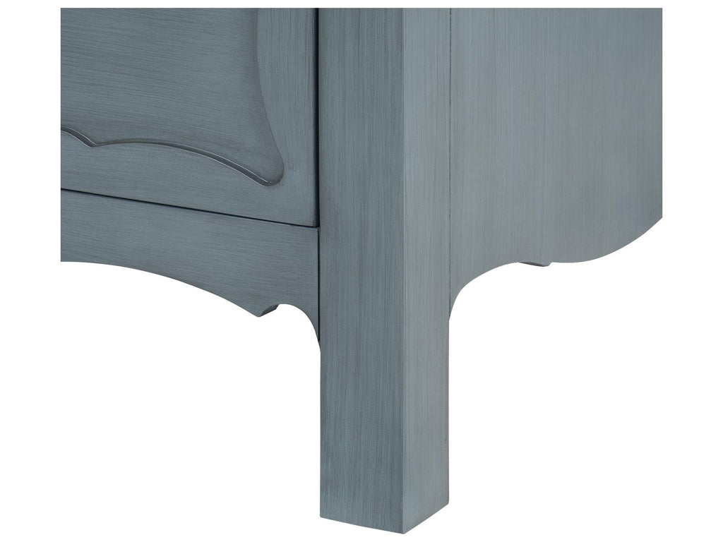 Sara 9-Drawer Dresser in Blue Lacquered Acacia Wood