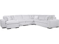 Memphis 5-Piece Chaise Sectional Sofa with Blendown Cushions