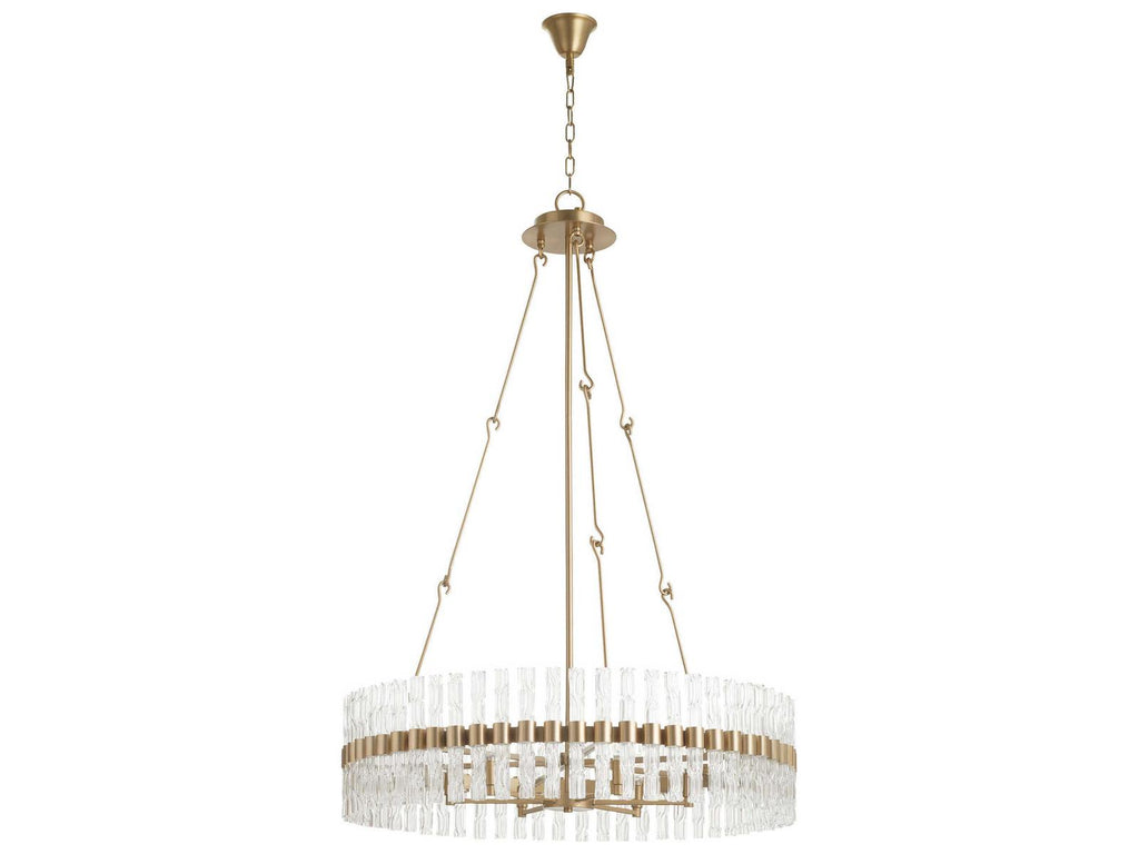 Cyan Design 6-Light Nobel Chandelier in Aged Brass