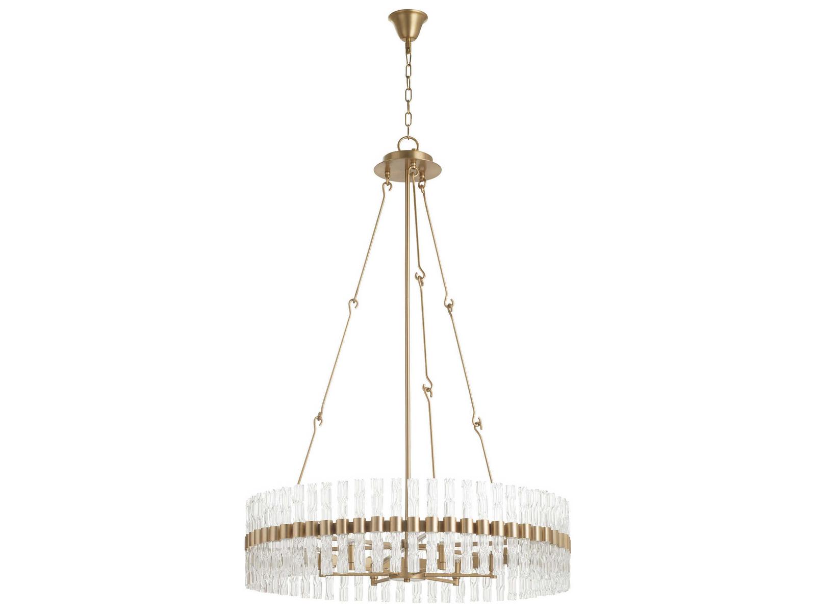 Cyan Design 6-Light Nobel Chandelier in Aged Brass