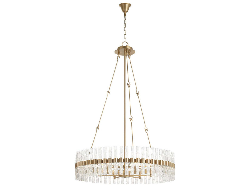 Cyan Design 6-Light Nobel Chandelier in Aged Brass