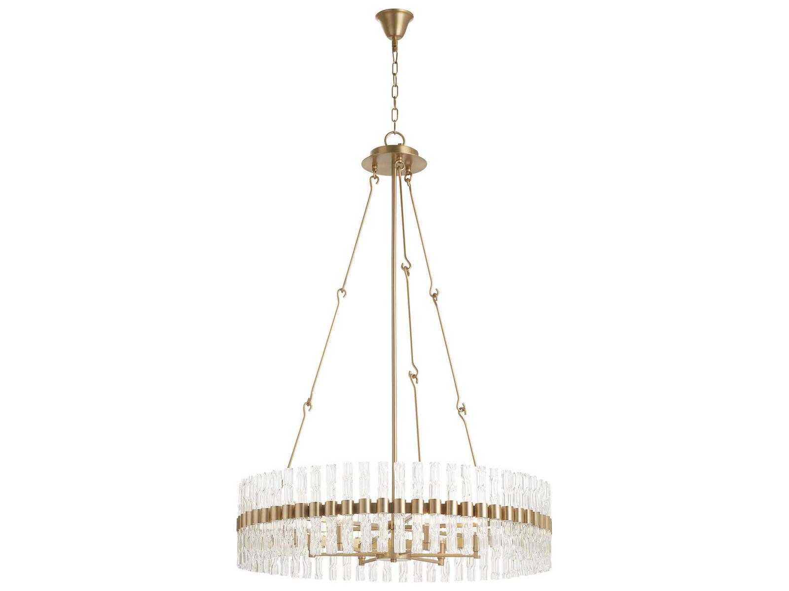 Cyan Design 6-Light Nobel Chandelier in Aged Brass