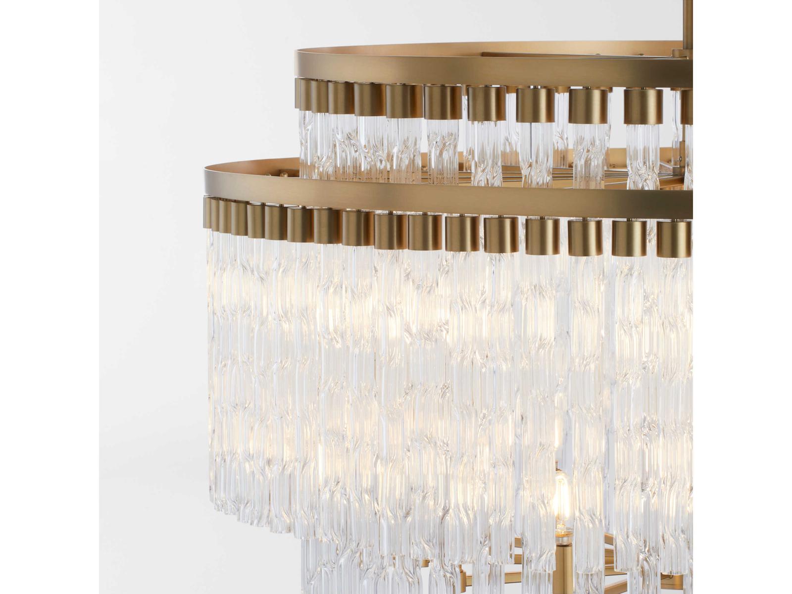 Cyan Design 12-Light Nobel Chandelier in Aged Brass