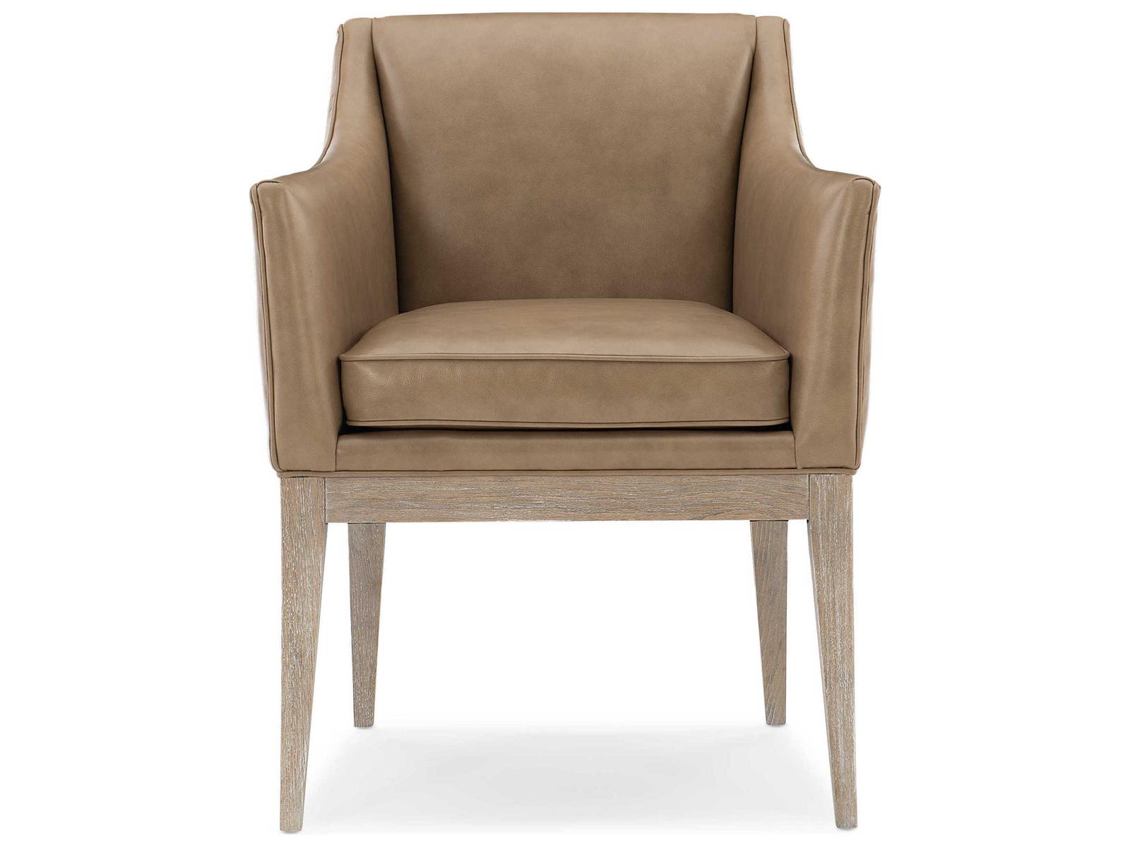 Classic Free and Easy Upholstered Dining Armchair in Ash Driftwood