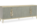 Classic Waterside Buffet with Wine Storage in Tranquil and Coastal Silver Leaf