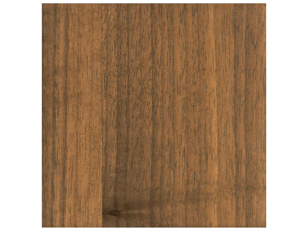 Botero Six-Drawer Dresser in New Natural Walnut Smoked Birdseye and Brushed Gold