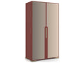 Allure Armoire Rouge Red Gloss with Bronze Mirror Doors