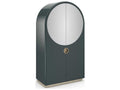Gelee Armoire Apatite with Crystal Grey Mirror and Whisper of Gold Accents