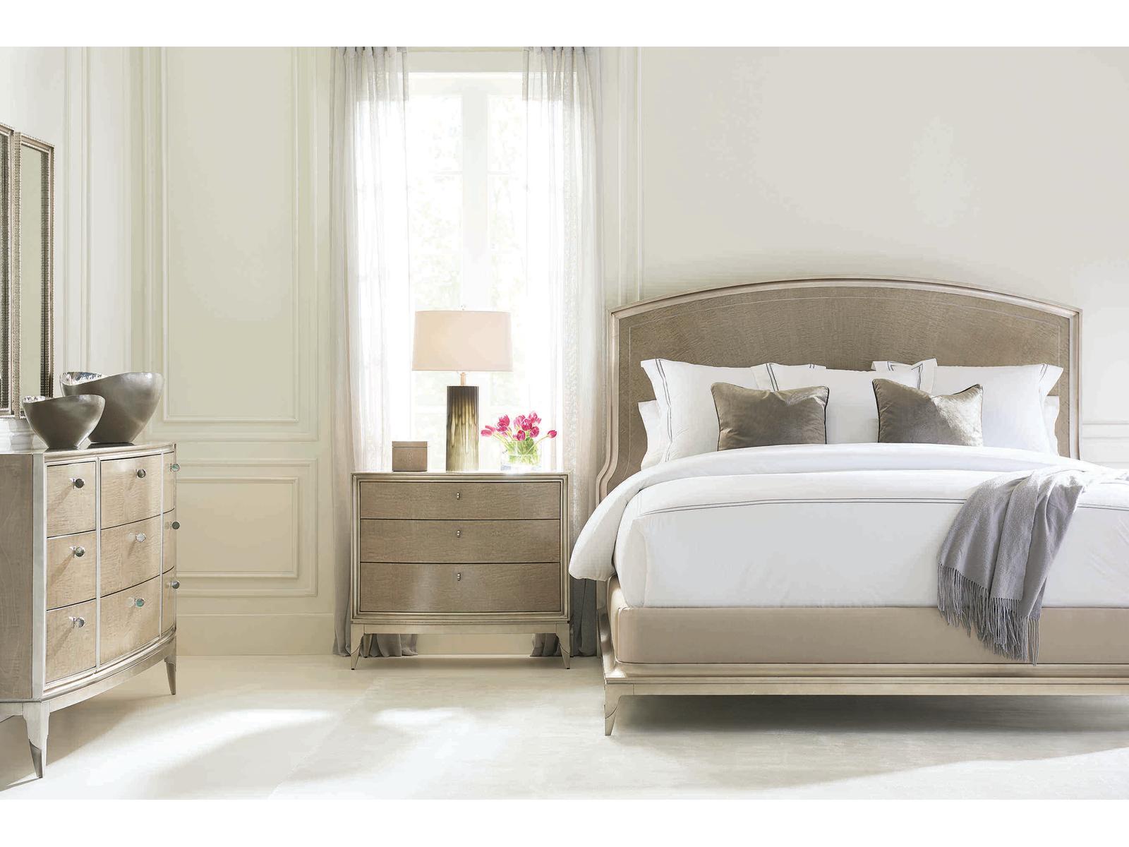 Made To Shine Nine Drawer Dresser in Moonlit Sand and Soft Silver Leaf