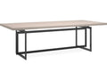 Wish You Were Here Rectangle Dining Table with Travertine Top