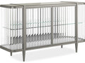 Stop And Stare Sideboard Buffet Cabinet in Lightly Brushed Chrome