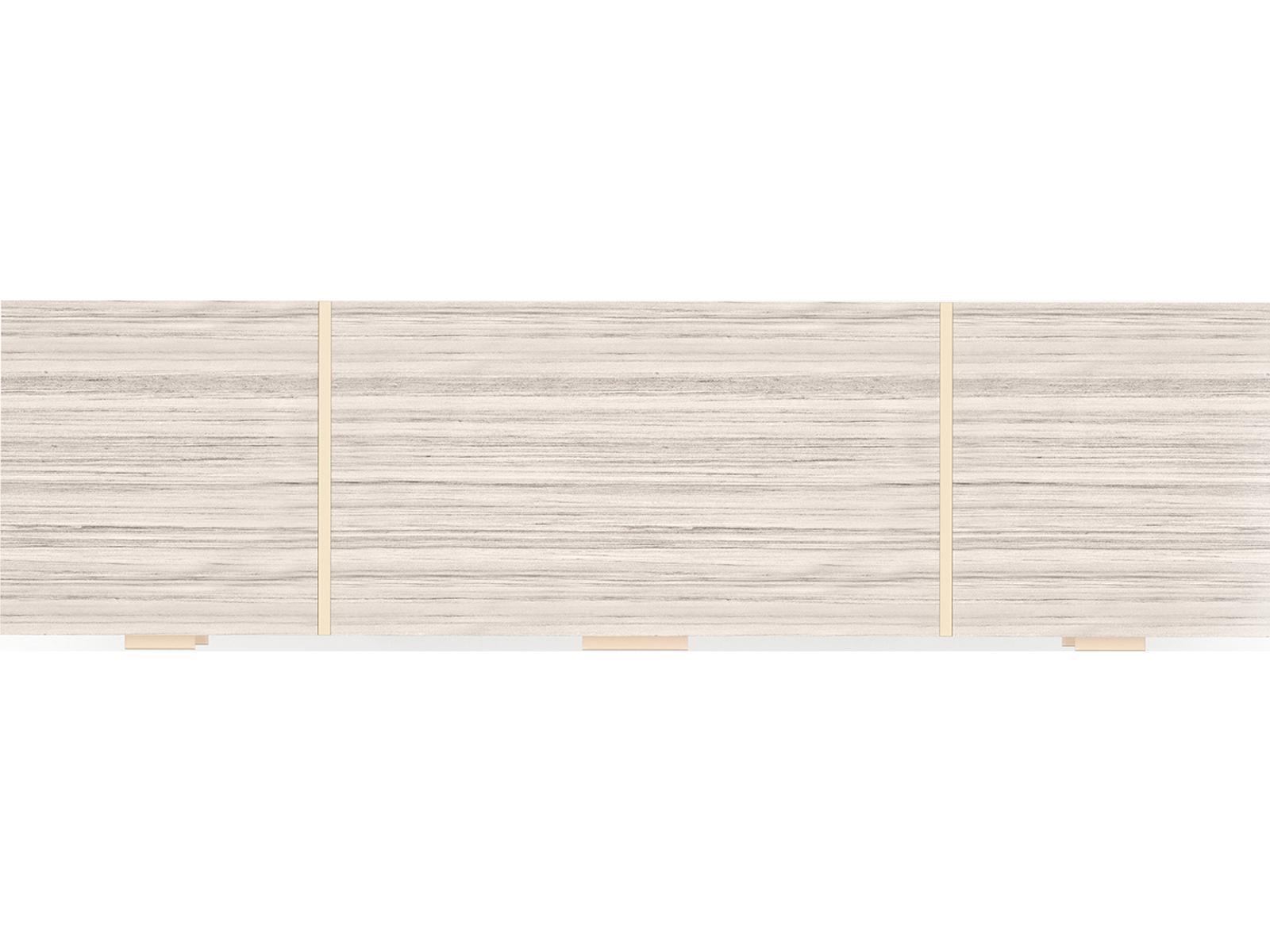 Wish You Were Here 6-Drawer Dresser in Almond Milk and Whisper of Gold