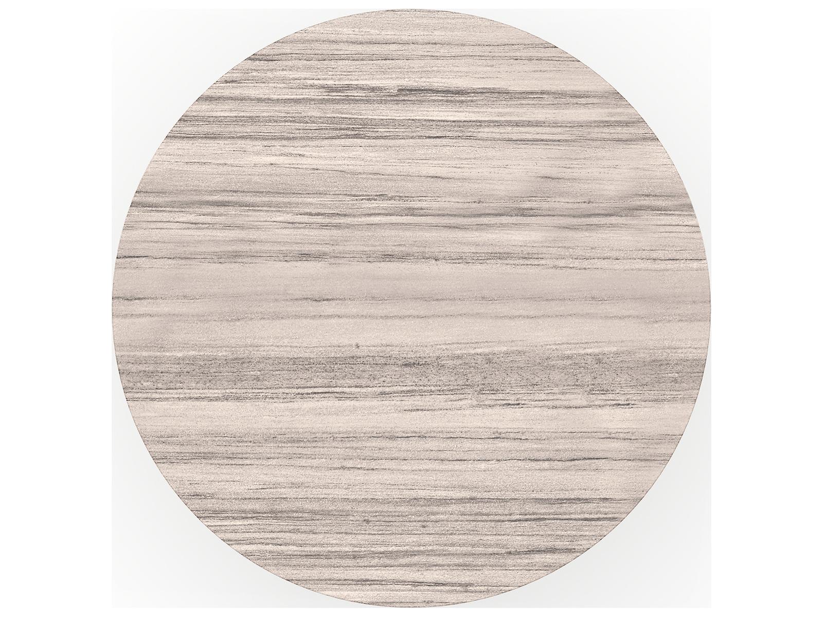 Wish You Were Here 60-Inch Round Dining Table Sandstone Top with Whisper of Gold Base