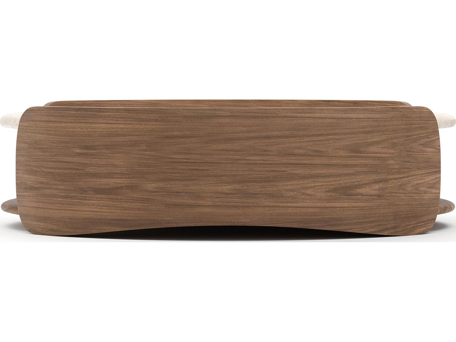 Fleur Round Stone Coffee Table