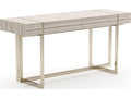 Wish You Were Here Rectangle Console Table in Sandstone and Whisper of Gold