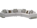 I'M Shelf-ish 3-Piece Modular Fabric Sectional Sofa with Power Station