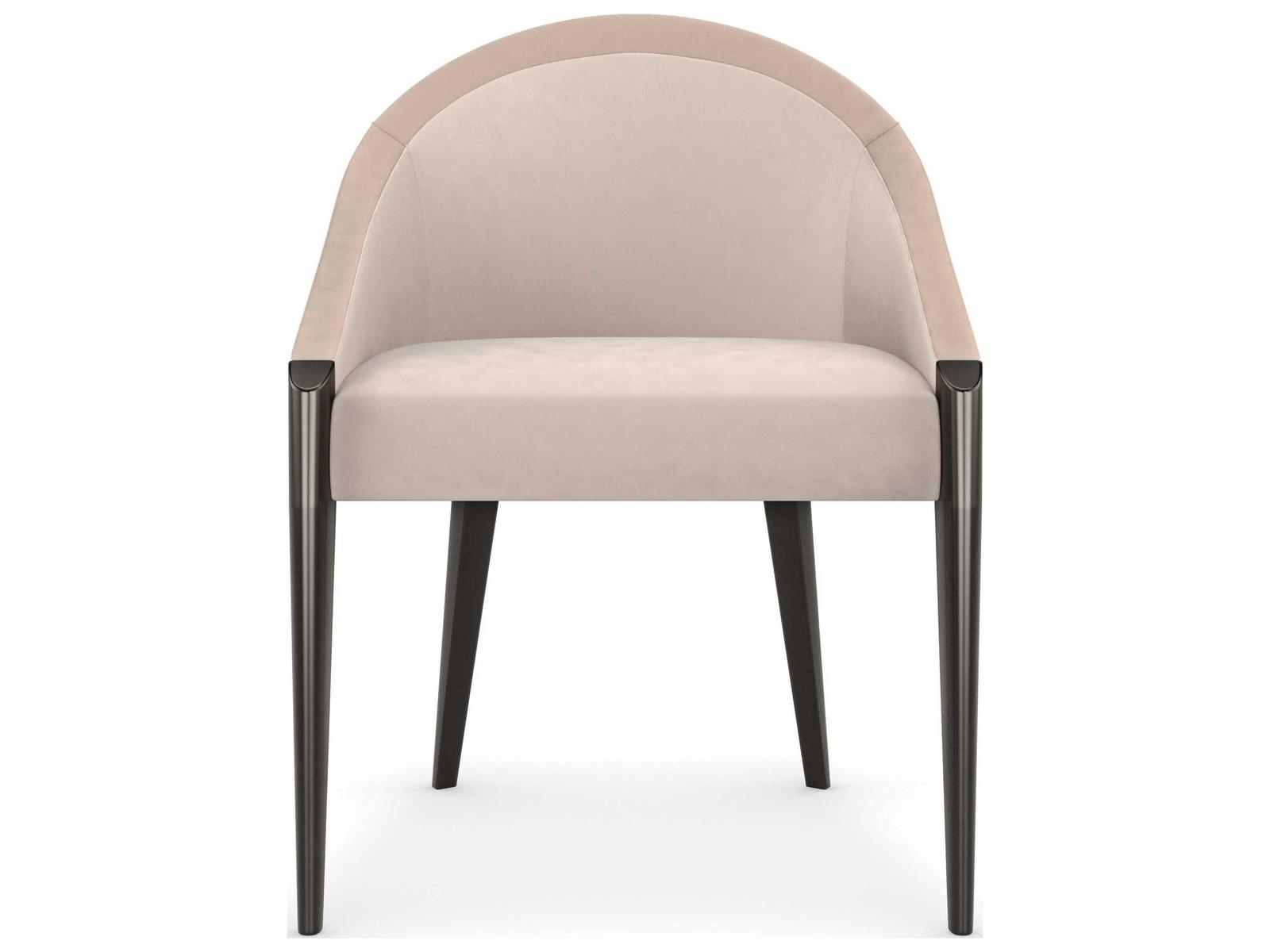 On All Levels Upholstered Dining Armchair with Velvet Ombre Back