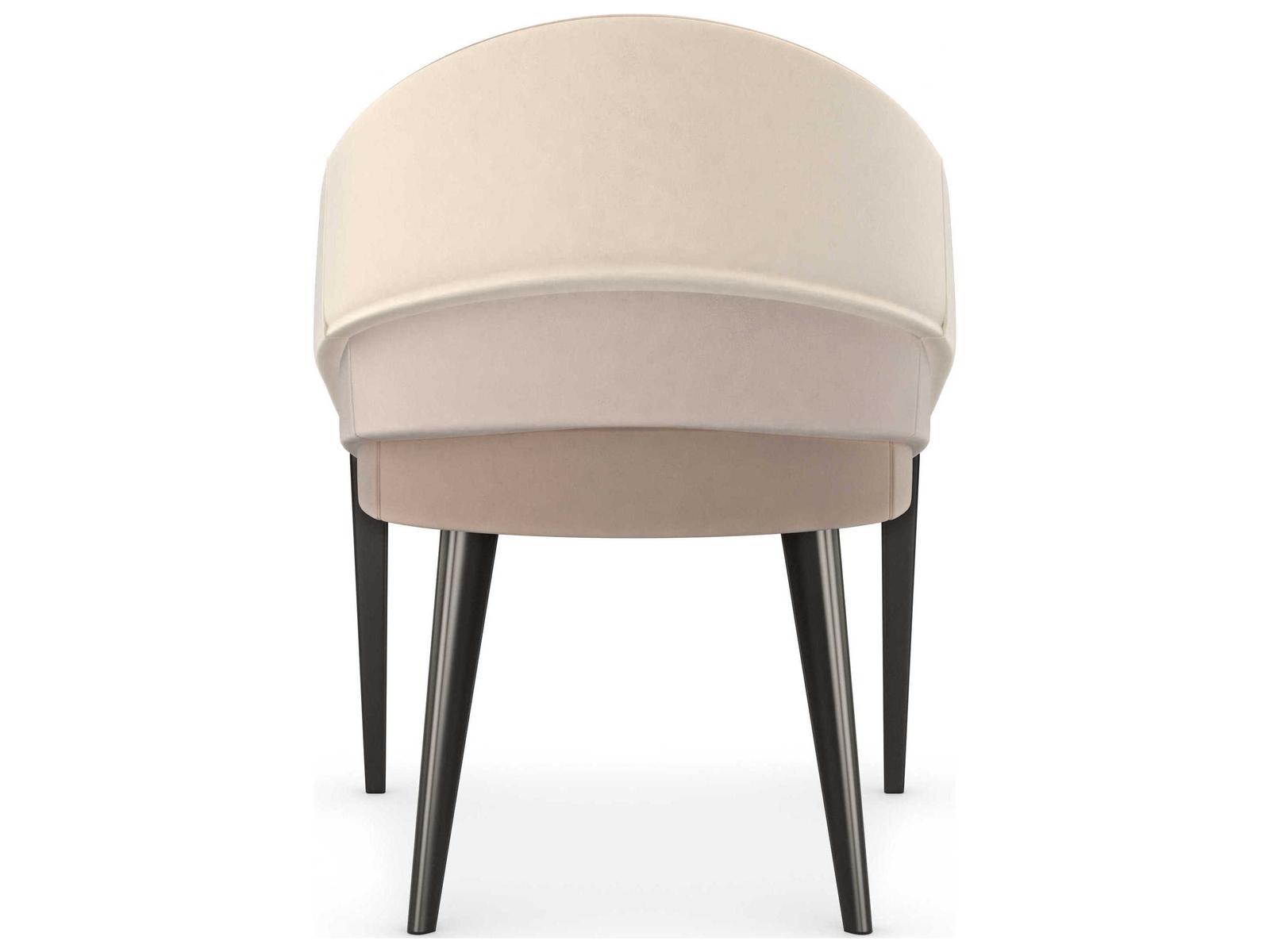 On All Levels Upholstered Dining Armchair with Velvet Ombre Back
