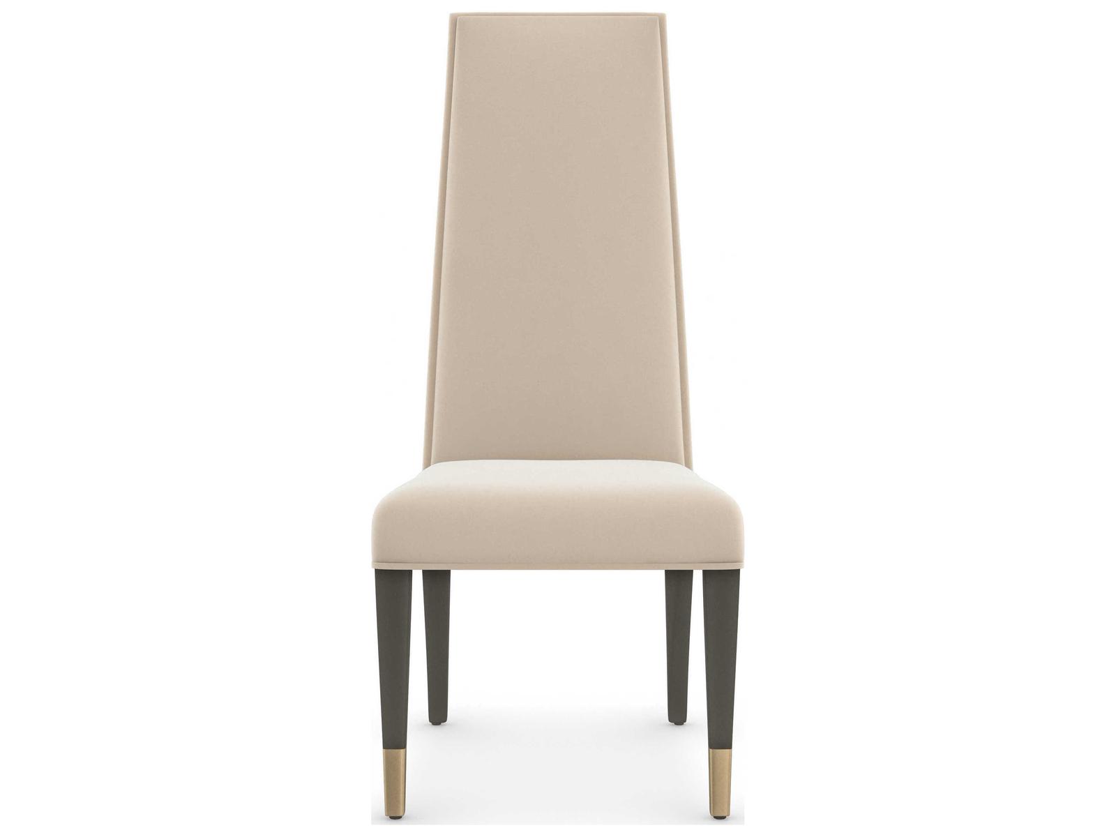Signature Metropolitan The Master Birch Wood Beige Upholstered Side Dining Chair